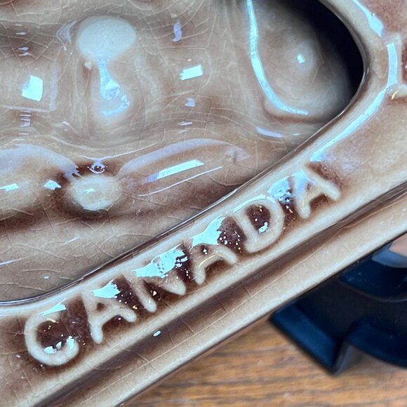 Vintage VACHON Gateau Cakes Logo Ceramic Ashtray by Beauce Canada - Picture 9 of 10